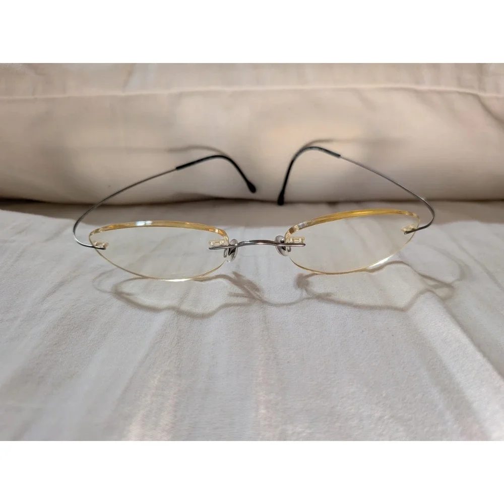 Silhouette Eyeglasses Frames Only 7305 10 3056 140 Titanium Austria